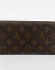 Louis Vuitton Monogram Brown Canvas Porte Tresor International Long Wallet  