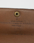 Louis Vuitton Monogram Brown Canvas Porte Tresor International Long Wallet  