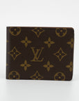 Louis Vuitton Brown Monogram Multiple Bifold Wallet 