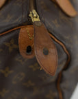 Louis Vuitton Monogram Speedy 25 Brown Canvas Handbag 