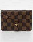 Louis Vuitton Damier Ebene Kisslock Wallet 