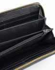 Gucci GG Black Marmont Zip Around Wallet 