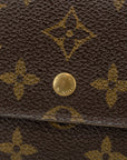 Louis Vuitton Monogram Canvas International Long Wallet Brown  