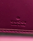 Gucci Guccissima Interlocking G Round Zip Wallet 