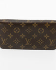 Louis Vuitton Monogram Canvas Zippy Wallet Brown 