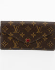 Louis Vuitton Monogram Josephine Wallet Canvas Long Wallet 