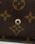 Louis Vuitton Monogram Josephine Wallet Canvas Long Wallet 