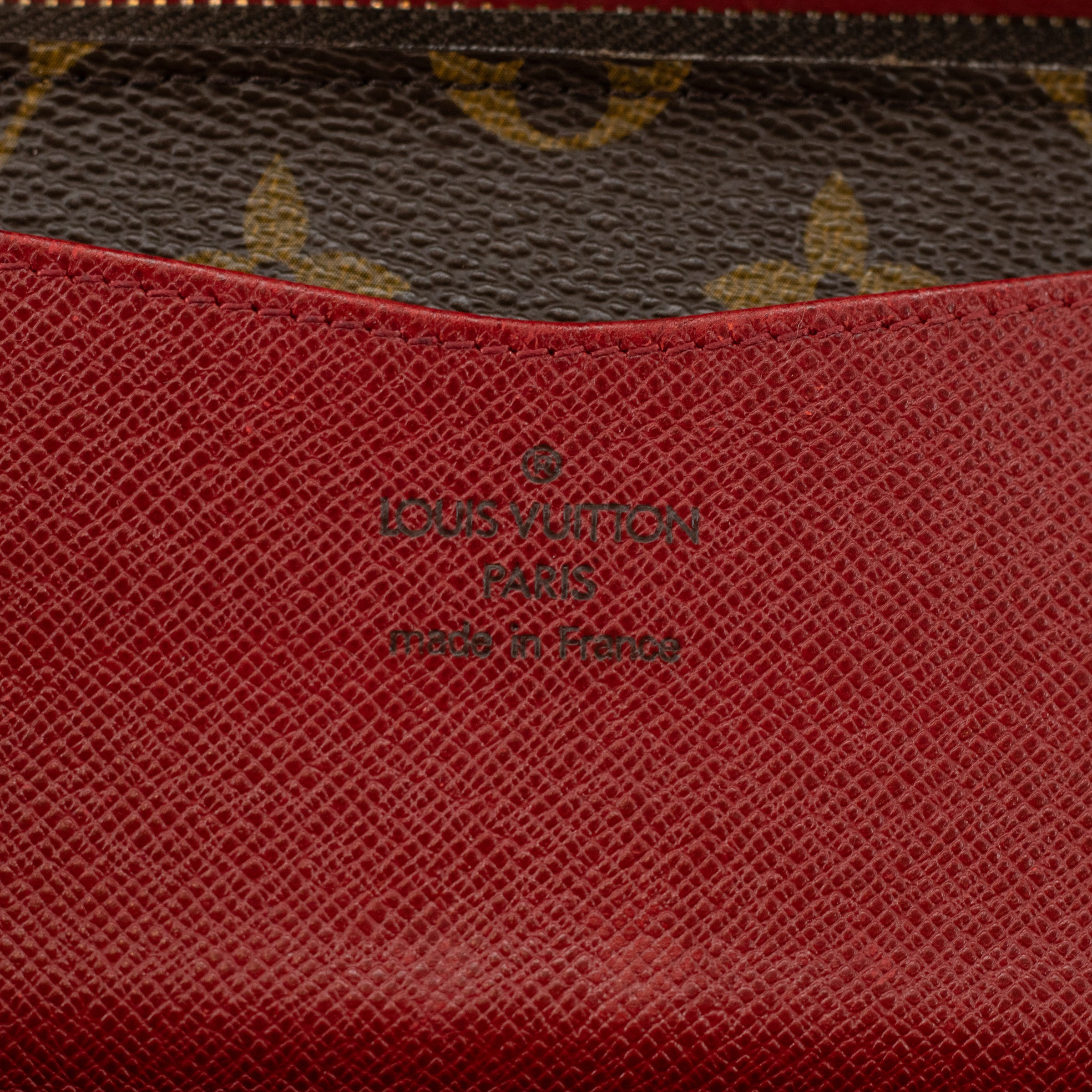 Louis Vuitton Monogram Josephine Wallet Canvas Long Wallet 