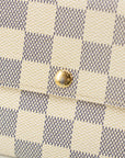 Louis Vuitton Damier Azur Porte Tresor Sarah Long Wallet 