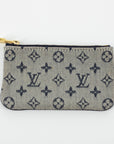 Louis Vuitton Grey / Navy Monogram Key Cles 