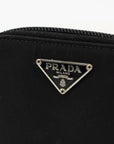 Prada Black Tessuto Nylon Coin Case 