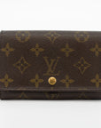 Louis Vuitton Monogram Canvas Portemonnay Wallet  