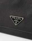 Prada Black Saffiano Long Wallet  