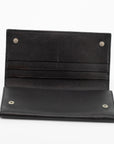 Prada Black Saffiano Long Wallet  