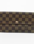 Louis Vuitton Damier Ebene Sarah Wallet 