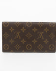 Louis Vuitton Monogram Pochette Porto Monnaie Credit Long Wallet 