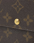 Louis Vuitton Monogram Pochette Porto Monnaie Credit Long Wallet 