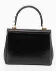 Gucci Black Leather Turnlock Shoulder Bag 