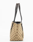 Gucci Brown GG Canvas Sherry Line Joicoeur Tote Bag 