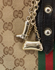 Gucci Brown GG Canvas Sherry Line Joicoeur Tote Bag 