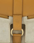 Gucci Suede x Leather Camel Shoulder Bag 