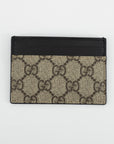 Gucci GG Supreme Beige Card Holder 