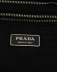 Prada Nylon Tessuto Black Tote Bag 