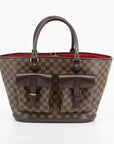 Louis Vuitton Damier Ebene Manosque GM Tote Bag 