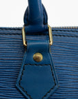 Louis Vuitton Blue Epi Speedy 25 Hand Bag  