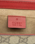 Gucci GG Supreme Canvas Multicolor Padlock Crossbody Bag 