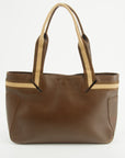 Gucci Brown Leather Tote Bag  