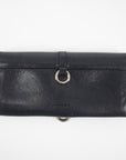 Prada Black Saffiano Leather Ribbon Long Wallet 