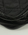 Chanel Lamb Skin Quilted Black Camera Crossbody Bag 