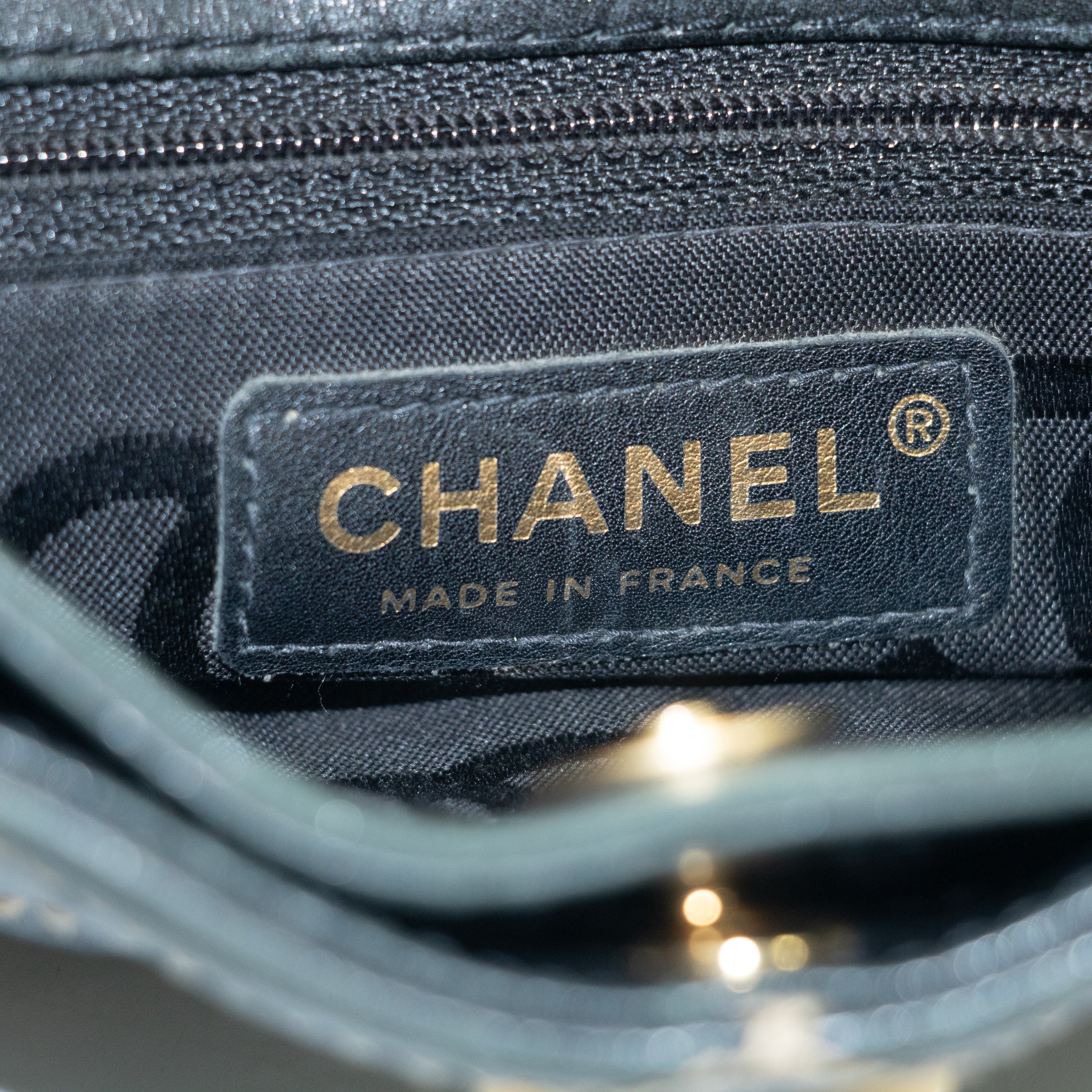 Chanel Black Wild Stitch Quilted Handbag Small 