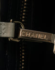 Chanel Grey Metallic Lambskin Quilted Small Coco Cocoon Reversible Tote Light Grey -