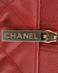 Chanel Caviar Skin Boston Pink Handbag Patent Handles 6 Series  