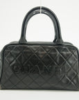 Chanel Caviar Skin Mini Boston Black Handbag 6 Series 