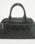 Chanel Caviar Skin Mini Boston Black Handbag 6 Series 