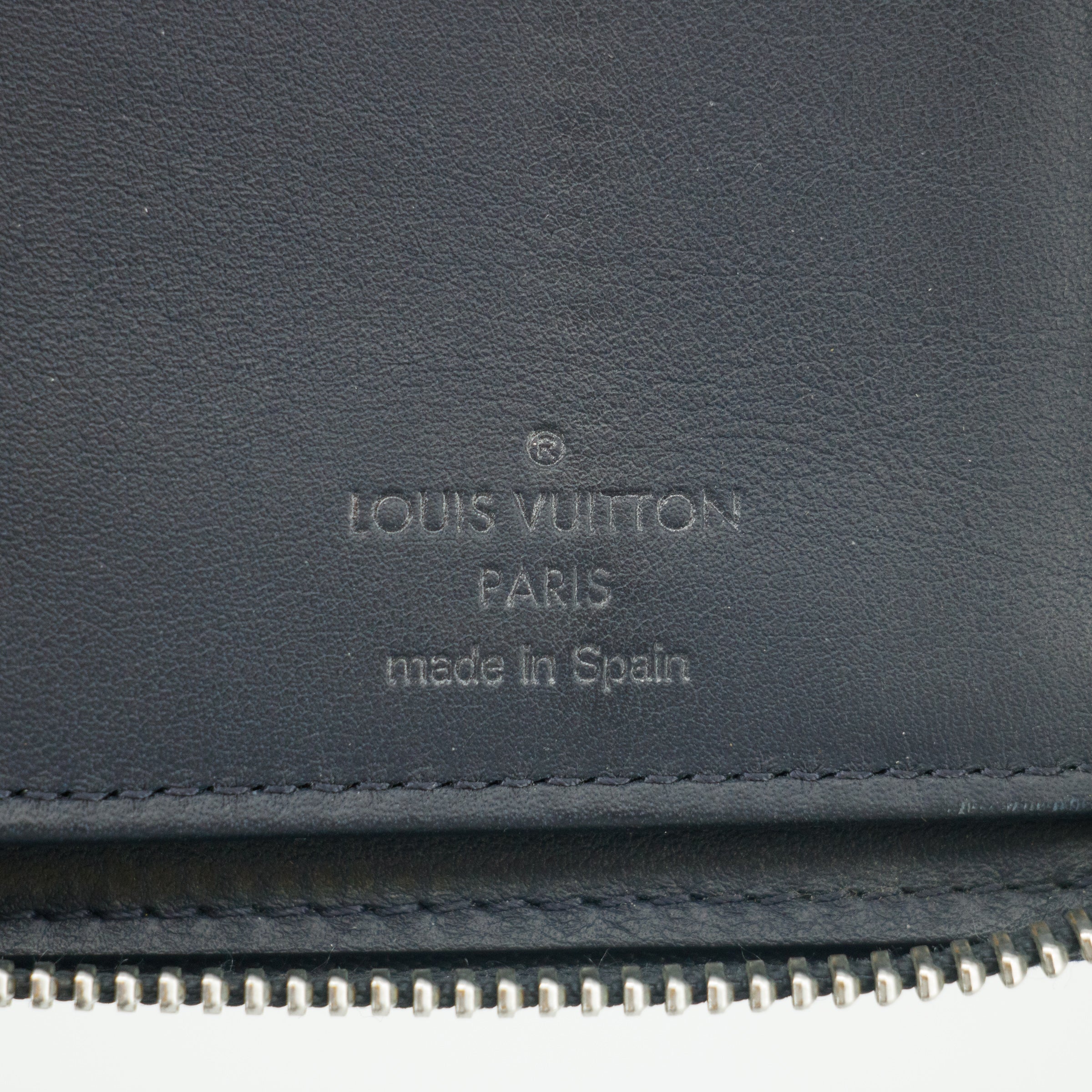 Louis Vuitton Black Damier Infini Vertical Zippy Wallet  