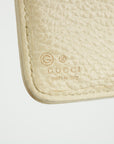 Gucci Brown GG Canvas Double Hook Compact Wallet  