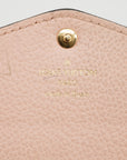 Louis Vuitton Pink Monogram Empreinte Portefeuille Sarah Wallet  