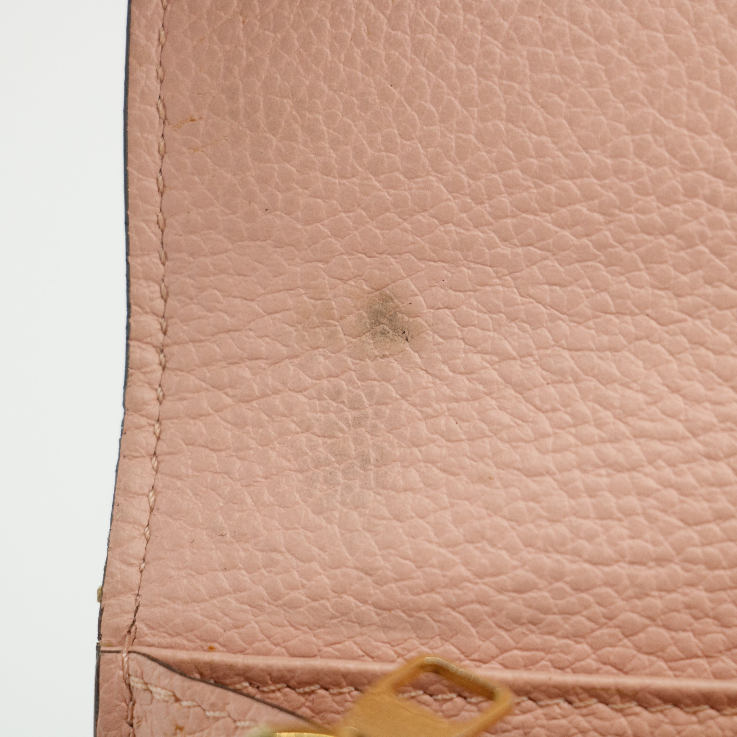 Louis Vuitton Pink Monogram Empreinte Portefeuille Sarah Wallet  