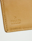 Gucci Brown GG Canvas x Leather Compact Wallet 