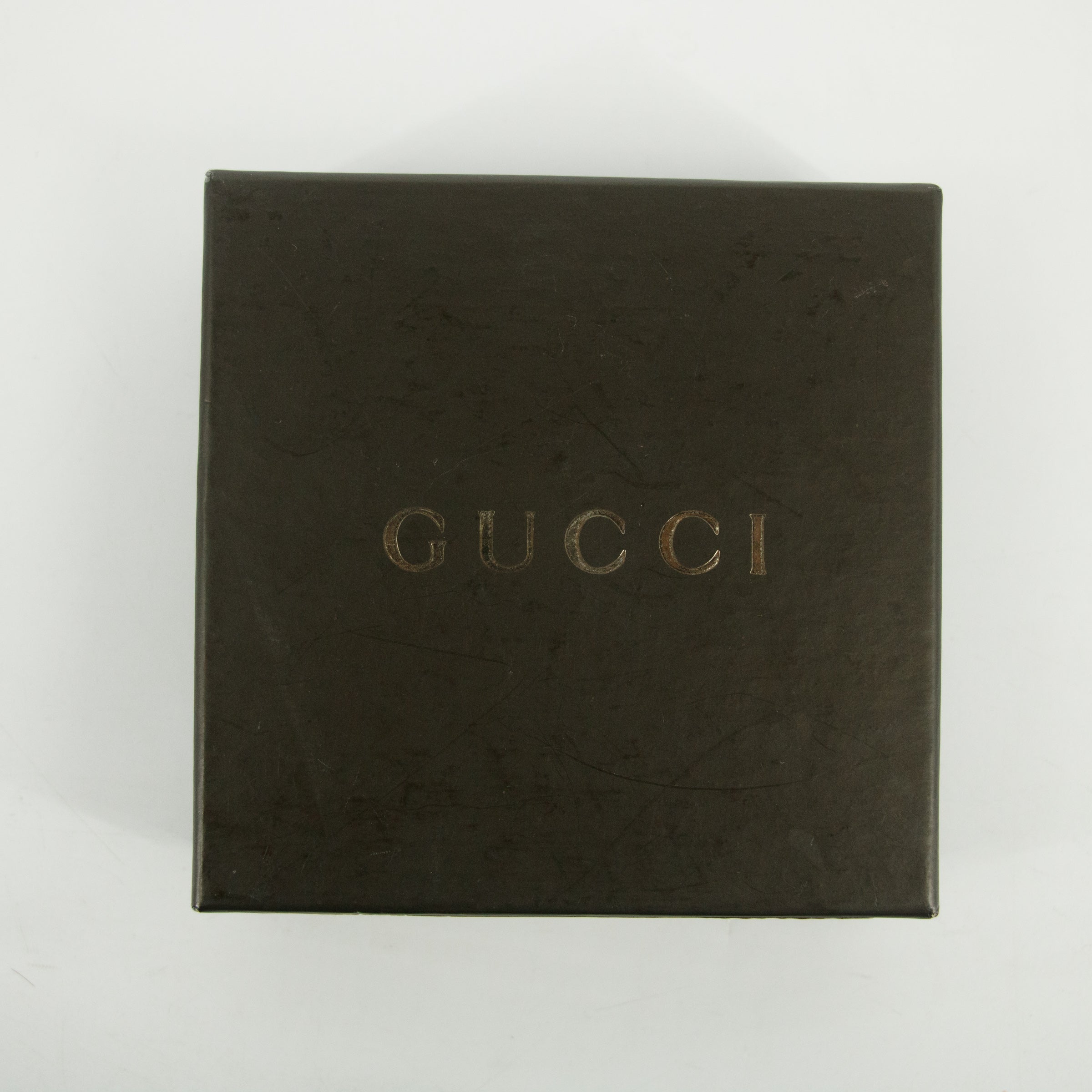 Gucci Brown GG Canvas x Leather Compact Wallet 