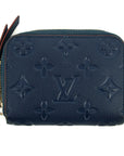 Louis Vuitton Navy Monogram Empreinte Zippy Coin Case  