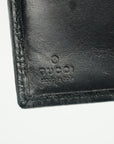 Gucci Black Micro GG Leather Jackie Compact Wallet 2659