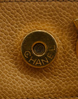 Chanel Brown Caviar Skin CC Shoulder Bag Gold Hardware  