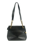 Chanel CC Caviar Skin Black Shoulder Bag 2 Series 