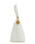 Chanel Caviar Skin Reprint Medallion Tote Bag White 2 Series 