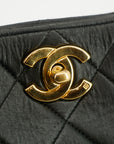 Chanel Matlasse Turnlock Coco Mark Lambskin Timless Classic Tote Bag 